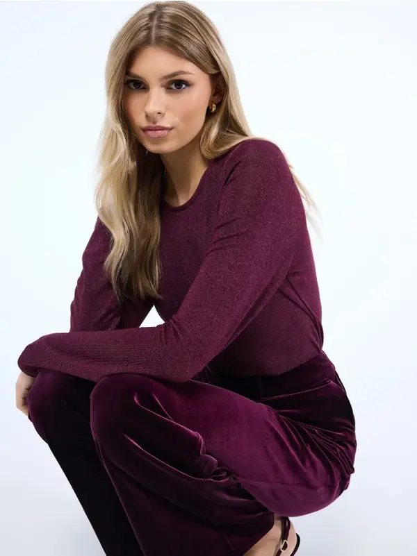 Mohito Mohito - Top s metalik nitima