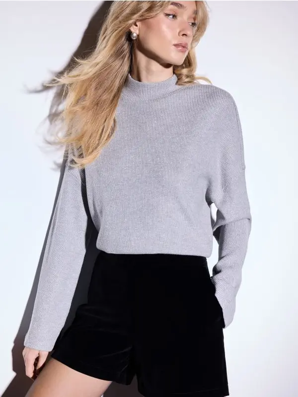 Mohito Mohito - Top s metalik nitima