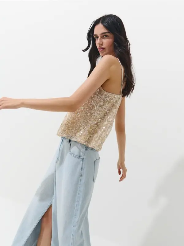 Mohito Mohito - Top sa šljokicama