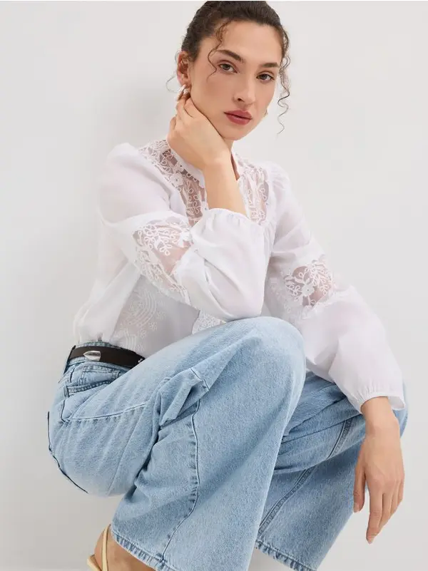 Mohito Mohito - Wide leg farmerke