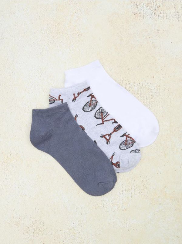 Sinsay Sinsay - 3 pak kratkih čarapa - šareno