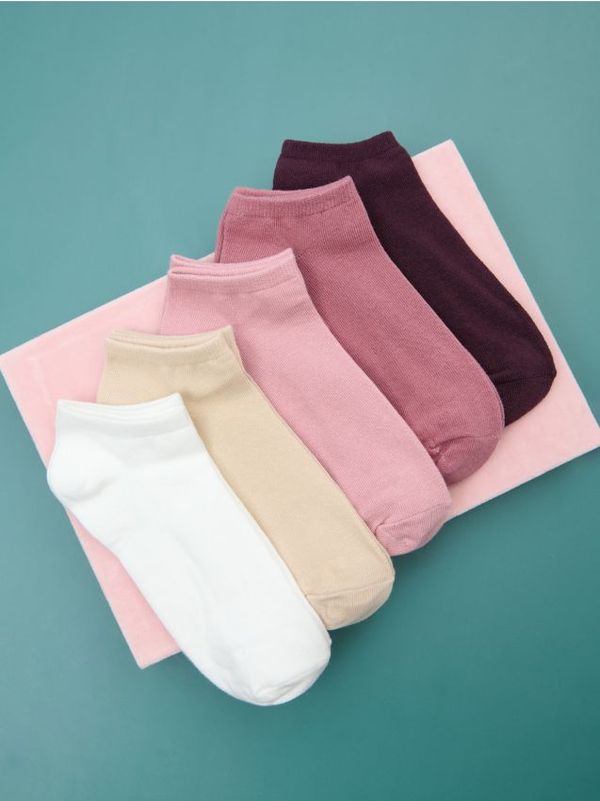 Sinsay Sinsay - 5 pak kratkih čarapa - šareno