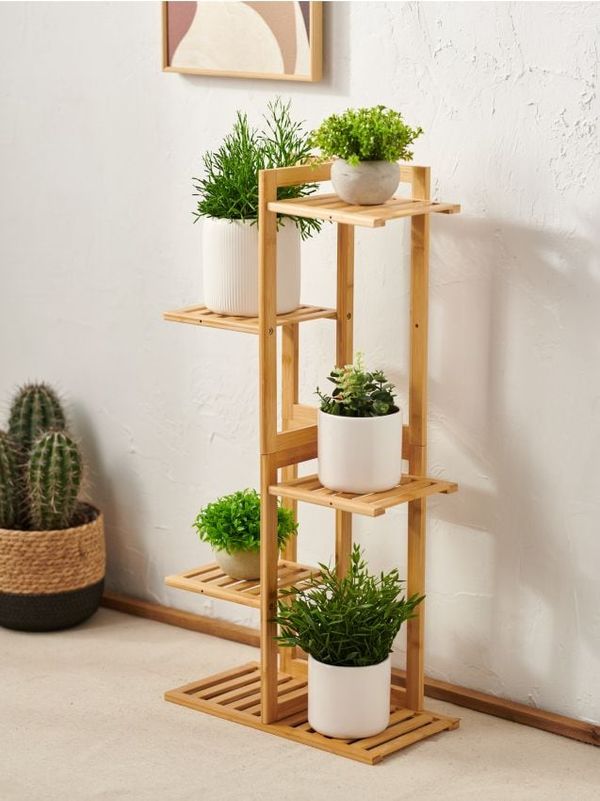 Sinsay Sinsay - Bambusov stalak za cveće - BEŽ