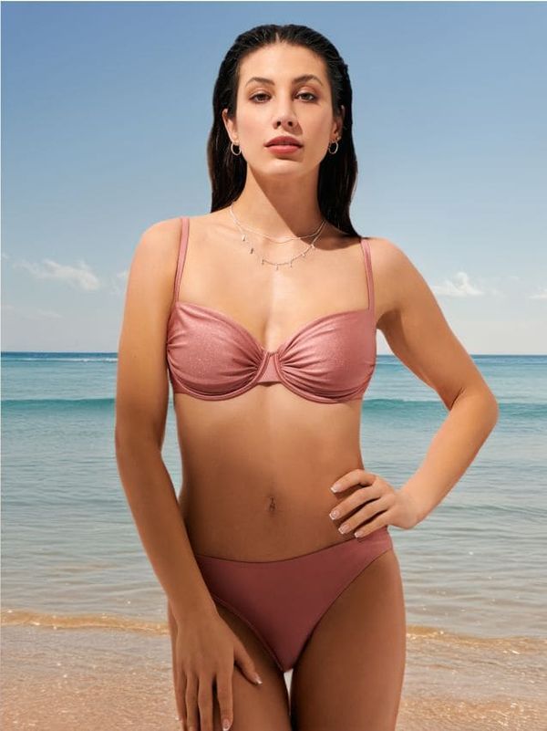 Sinsay Sinsay - Bikini top - prljavo roze