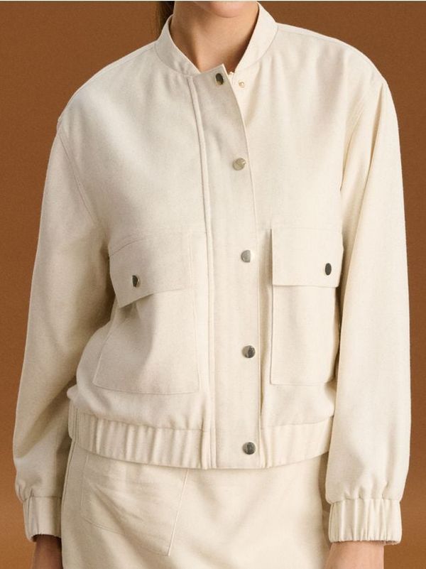 Sinsay Sinsay - Bomber jakna - nude