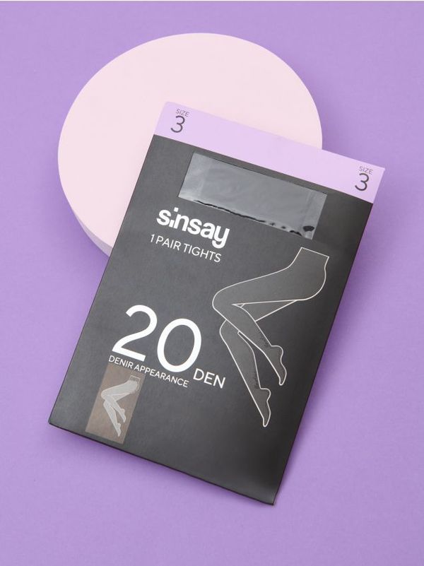 Sinsay Sinsay - Čarape s gaćicama - crno