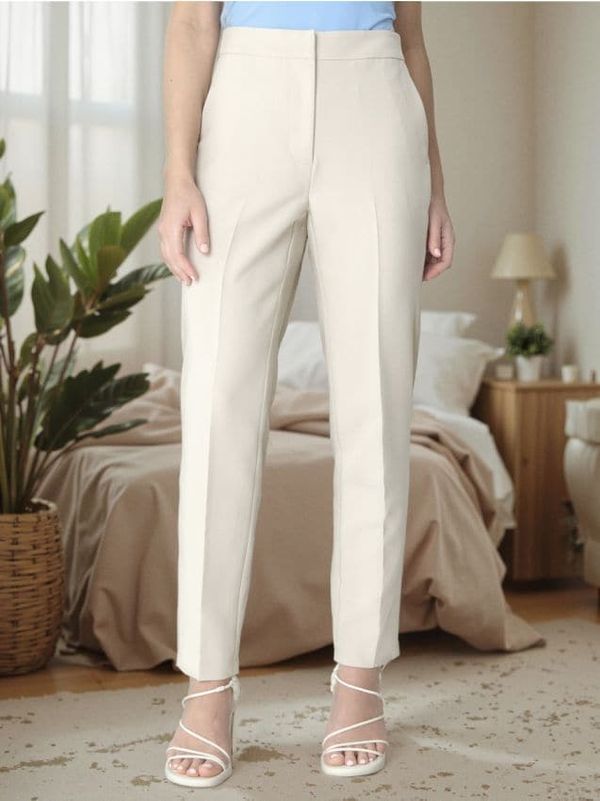 Sinsay Sinsay - Cigaret pantalone - nude