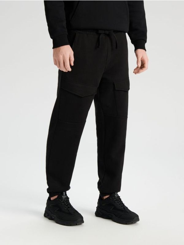 Sinsay Sinsay - Comfort jogger pantalone - crno