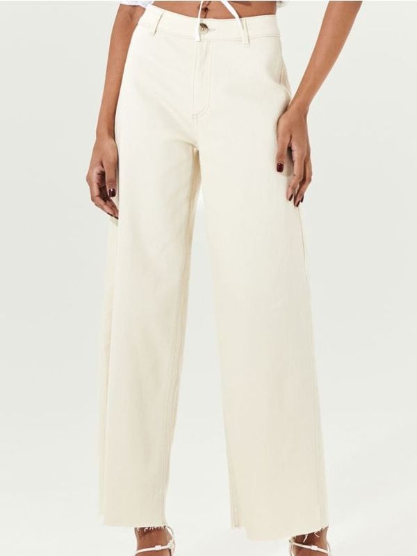 Sinsay Sinsay - Culotte farmerke - nude džins