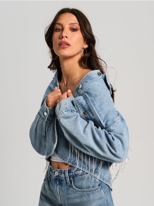 Sinsay Sinsay - Denim jacket - plava