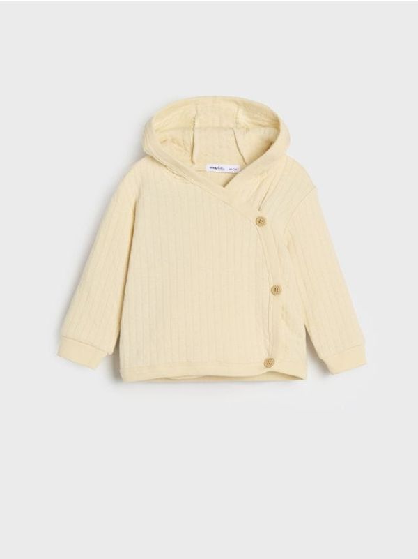 Sinsay Sinsay - Dukserica s kapuljačom - krem