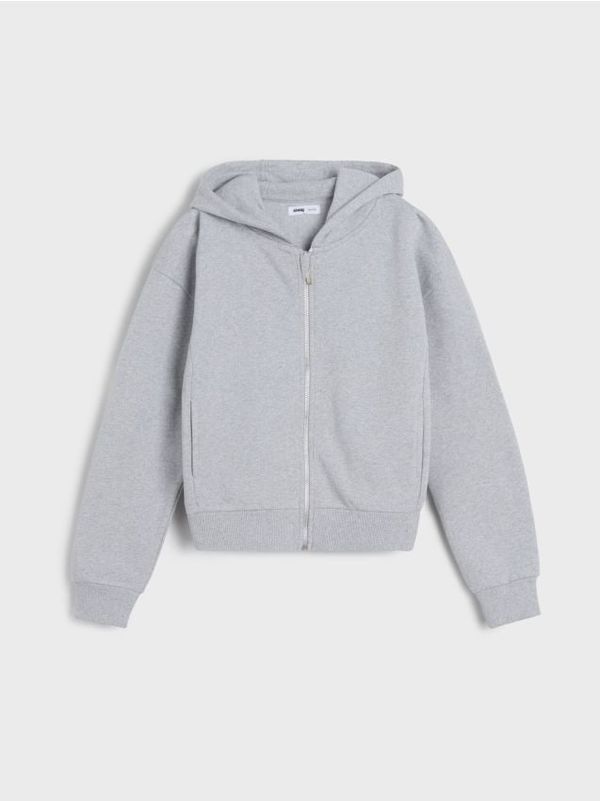 Sinsay Sinsay - Dukserica s kapuljačom - svetlo siva