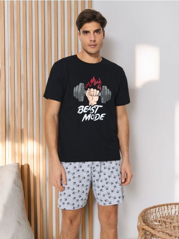 Sinsay Sinsay - Dvodelna pidžama - crno