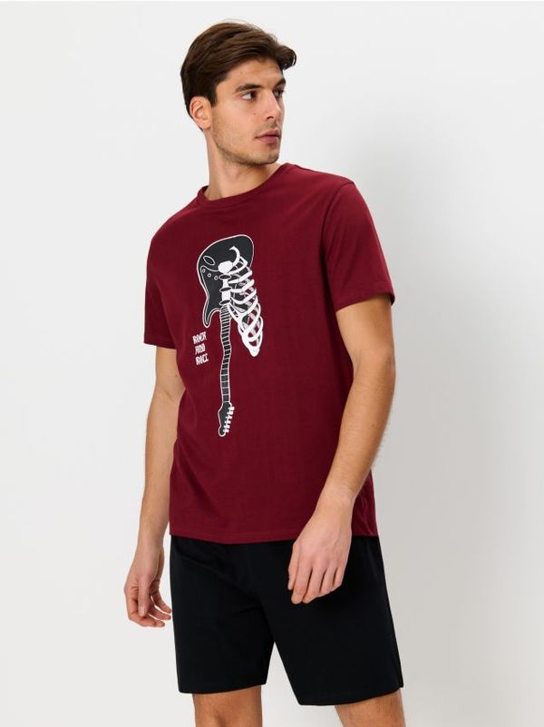 Sinsay Sinsay - Dvodelna pidžama - maroon