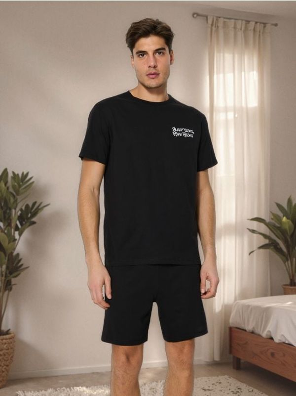 Sinsay Sinsay - Dvodelna pidžama s natpisom - crno