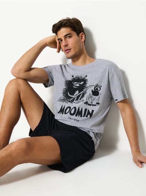 Sinsay Sinsay - Dvodelna pidžama The Moomins - svetlo siva