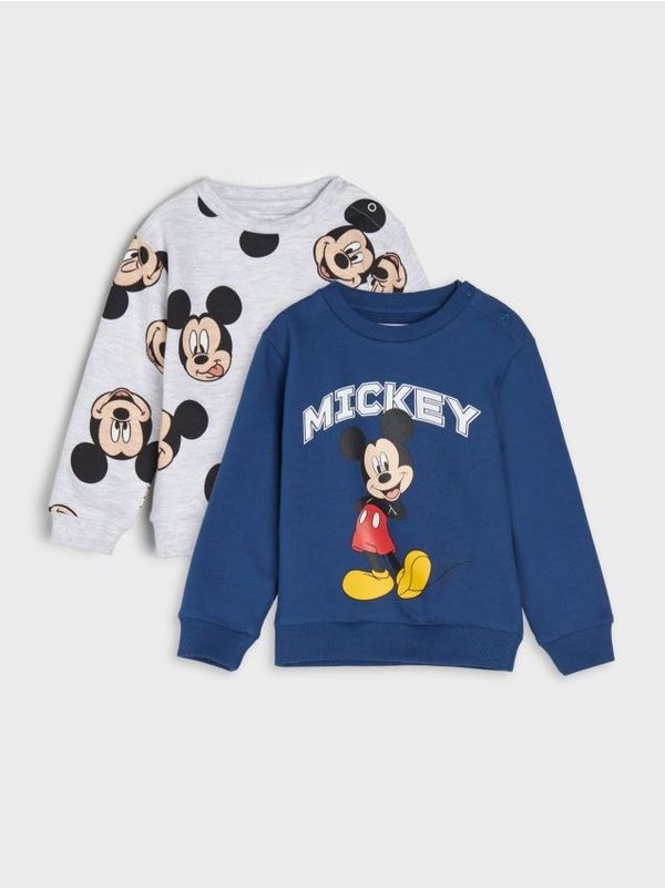 Sinsay Sinsay - Gornji deo trenerke s kapuljačom Mickey Mouse 2 pack - mid blue