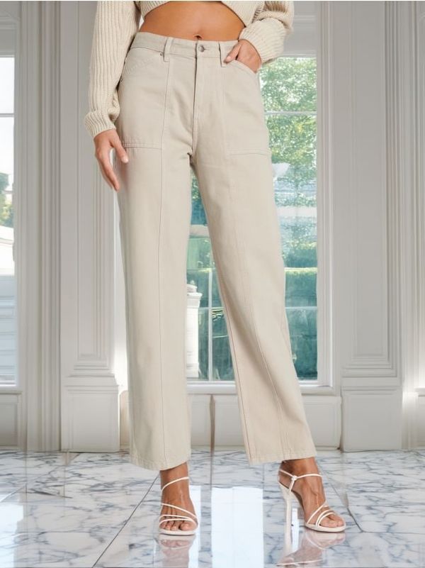 Sinsay Sinsay - High waist pantalone - Beli džins