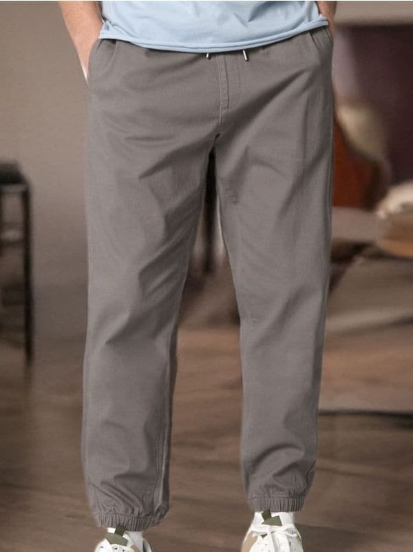 Sinsay Sinsay - Jogger pantalone - svetlo siva