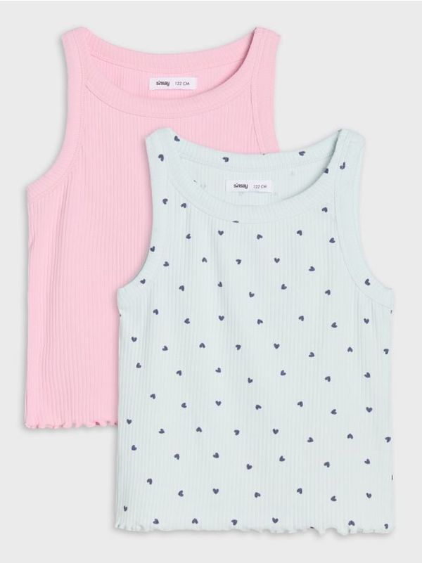 Sinsay Sinsay - Komplet od 2 majice kratkih rukava - šareno