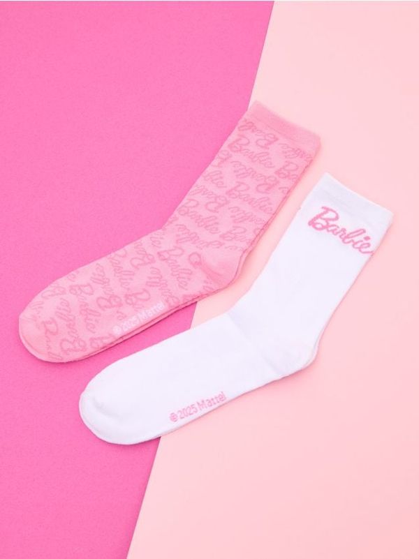 Sinsay Sinsay - Komplet od 2 para čarapa Barbie - šareno