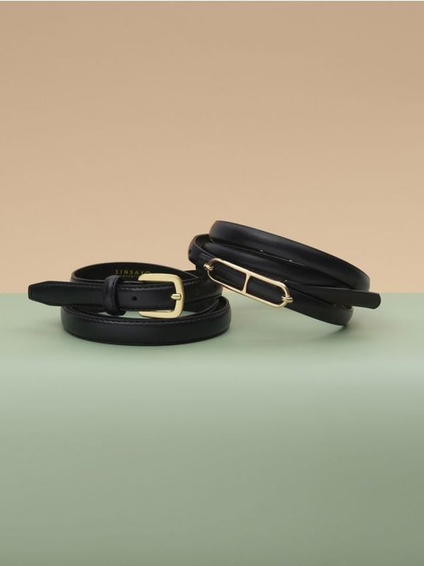 Sinsay Sinsay - Komplet od 2 remena - crno