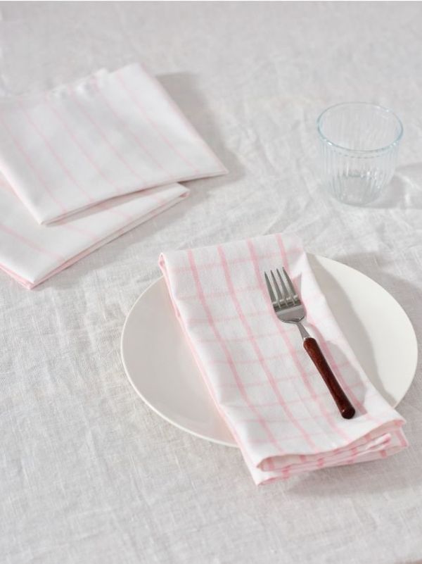 Sinsay Sinsay - Komplet od 3 kuhinjske krpe - pastelno roze