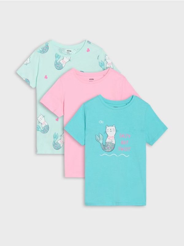 Sinsay Sinsay - Komplet od 3 majice kratkih rukava - šareno