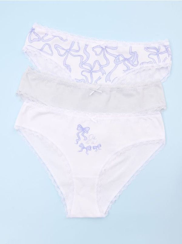 Sinsay Sinsay - Komplet od 3 para brazilskih gaćica - šareno