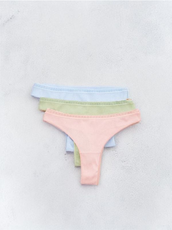 Sinsay Sinsay - Komplet od 3 para tangi - šareno