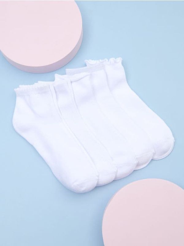 Sinsay Sinsay - Komplet od 5 para čarapa - krem