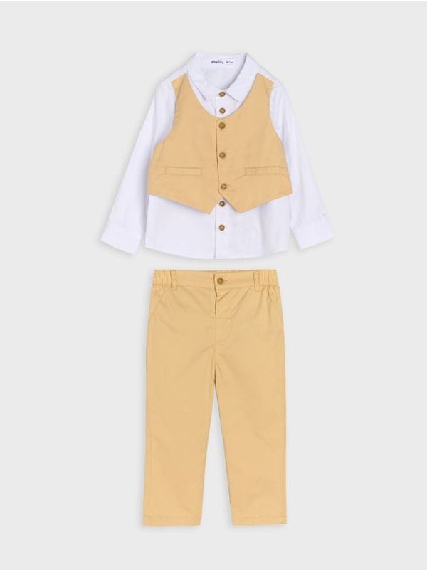 Sinsay Sinsay - Komplet od žerseja - BEŽ