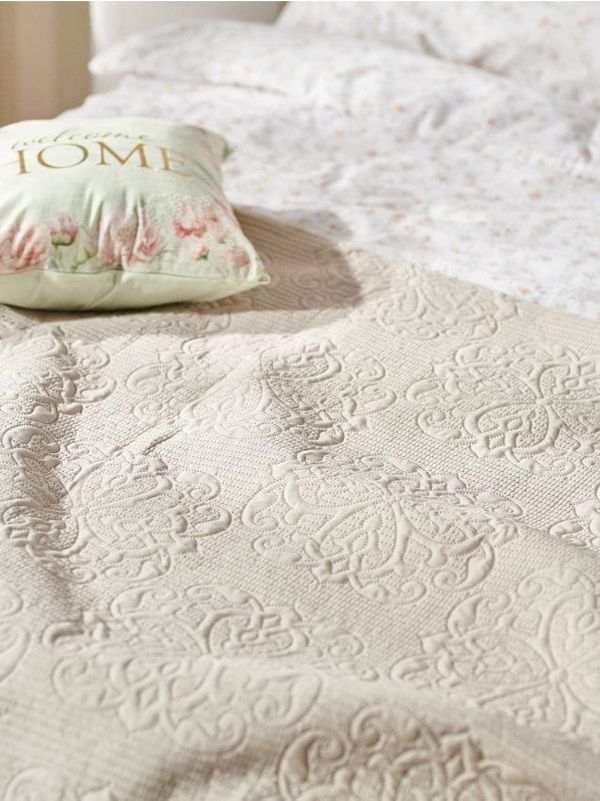 Sinsay Sinsay - Komplet posteljine - krem