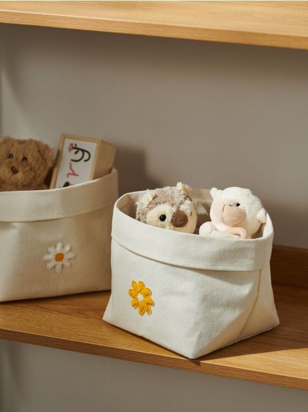 Sinsay Sinsay - Korpa za odlaganje 2 pack - krem