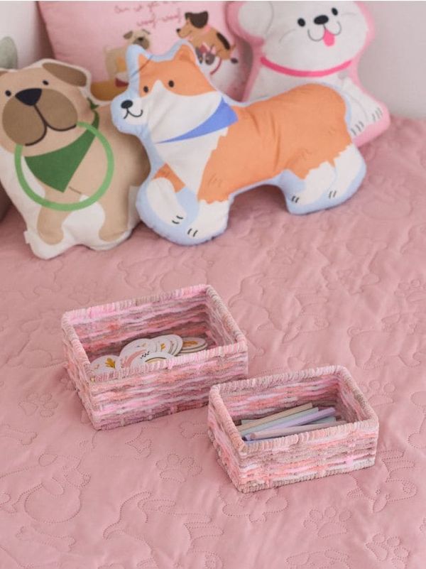 Sinsay Sinsay - Kutije za skladištenje 2 kom - roze