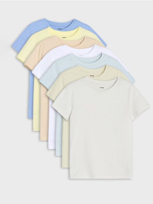 Sinsay Sinsay - Majica 7 pack - šareno