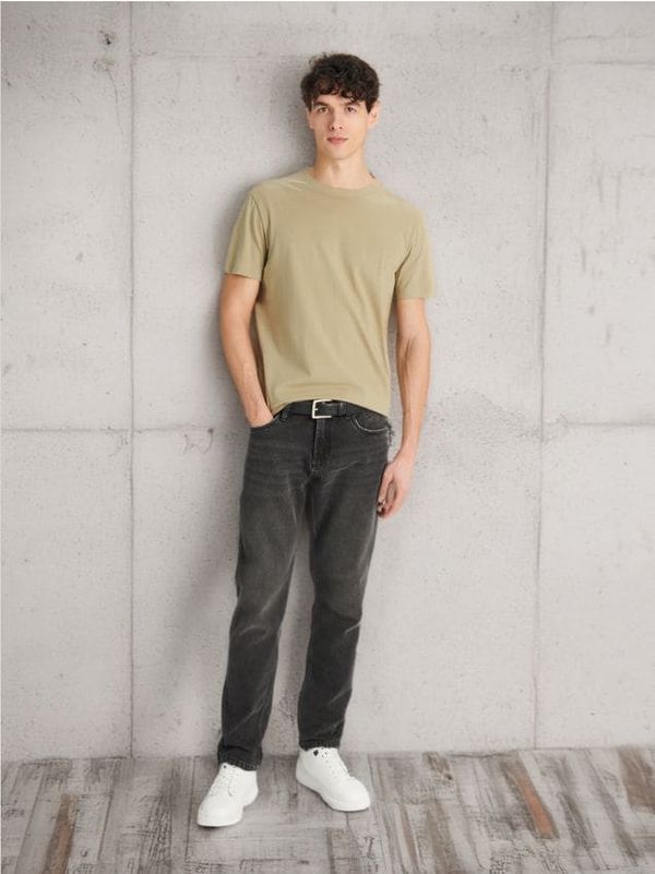 Sinsay Sinsay - Majica - braonkasto zelena