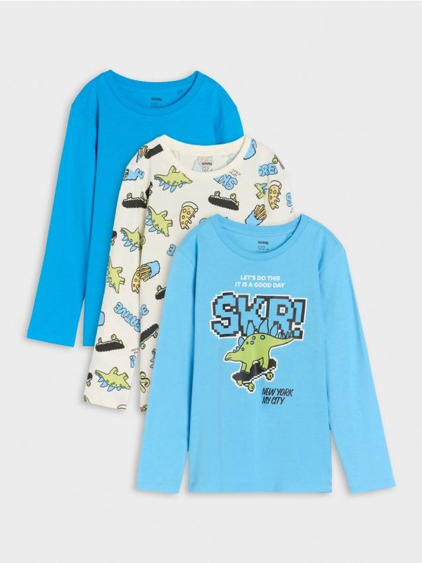 Sinsay Sinsay - Majica dugih rukava - bledoplavo