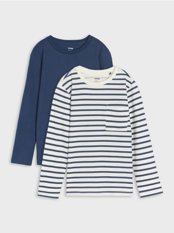 Sinsay Sinsay - Majica dugih rukava - steel blue