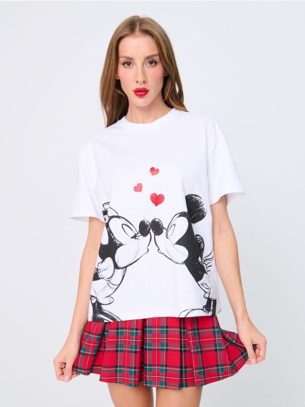 Sinsay Sinsay - Majica kratkih rukava Mickey Mouse - belo