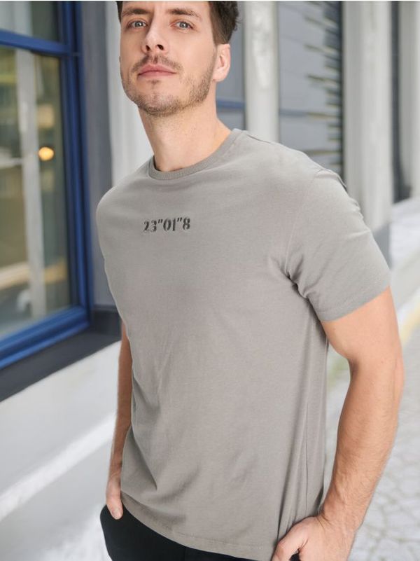 Sinsay Sinsay - Majica - svetlo siva