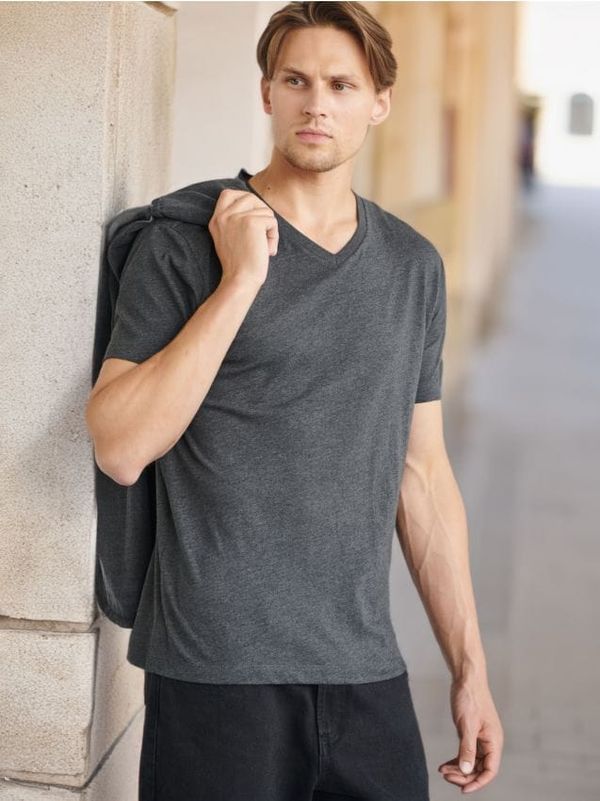 Sinsay Sinsay - Majica - svetlo siva