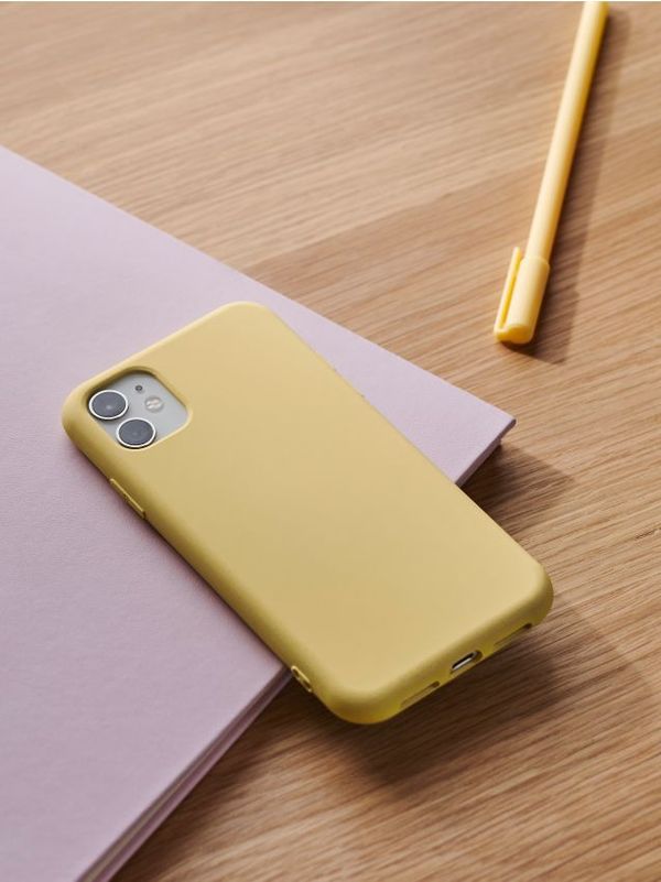 Sinsay Sinsay - Maska za iPhone 11/XR - svetlo žuta