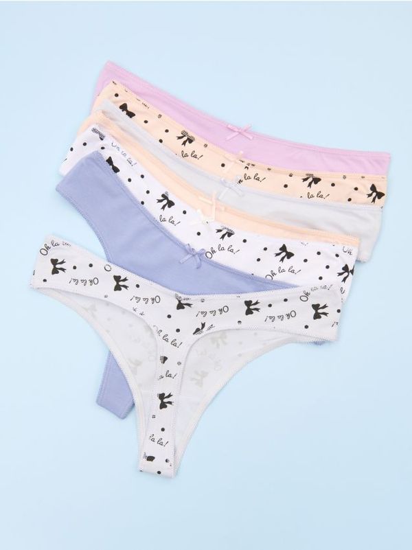 Sinsay Sinsay - Pamučne tange 7 pakovanje - šareno