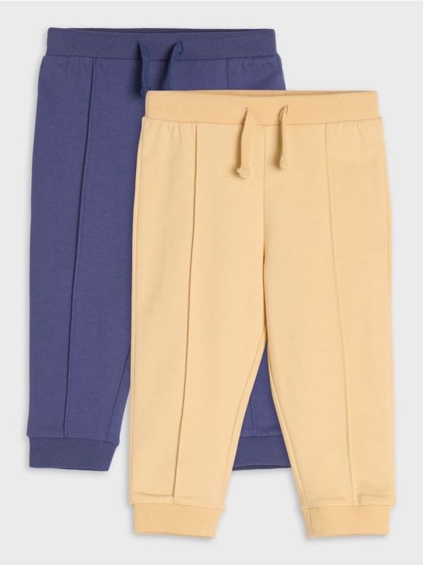 Sinsay Sinsay - Pantalone 2 pack - mornarsko