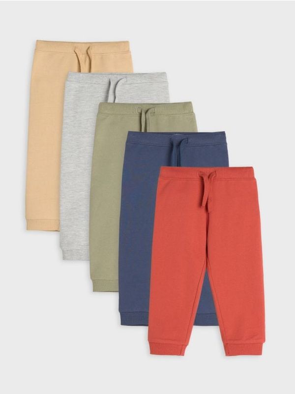 Sinsay Sinsay - Pantalone 5 pack - pepaljasto zelena