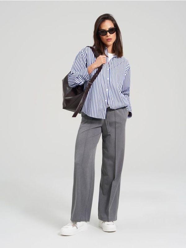 Sinsay Sinsay - Pantalone - tamno siva