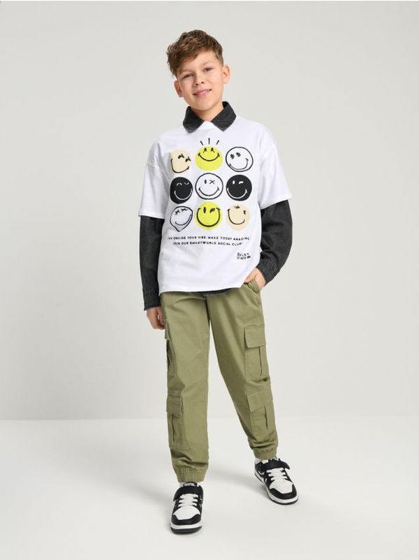 Sinsay Sinsay - Pantalone - zeleno