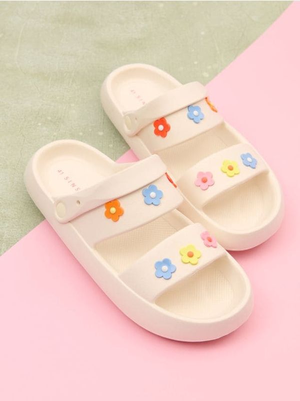 Sinsay Sinsay - Papuče - krem