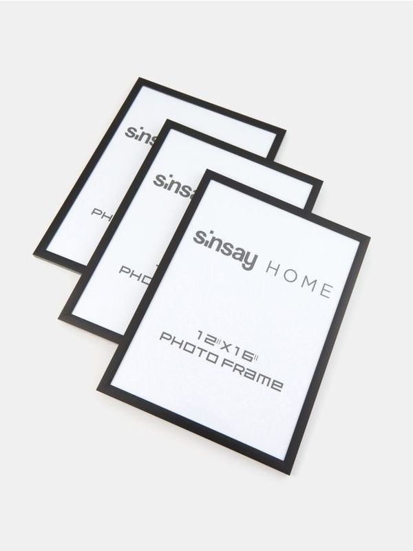 Sinsay Sinsay - Ram za fotografije 3 pack - crno